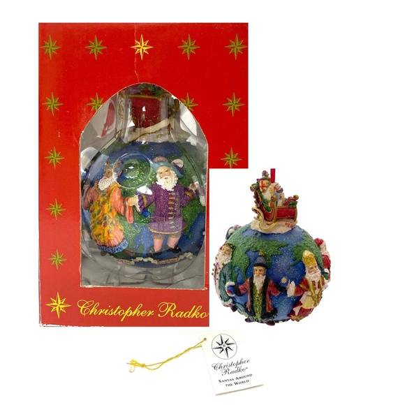 Vintage Christopher Radko Christmas Ornament - Santas Around the World 2001 - Picture 1 of 14
